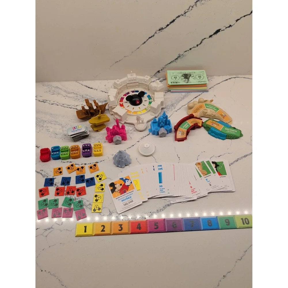 Disney Parks The Game of Life Theme Park Edition WDW Disneyland Barely Played